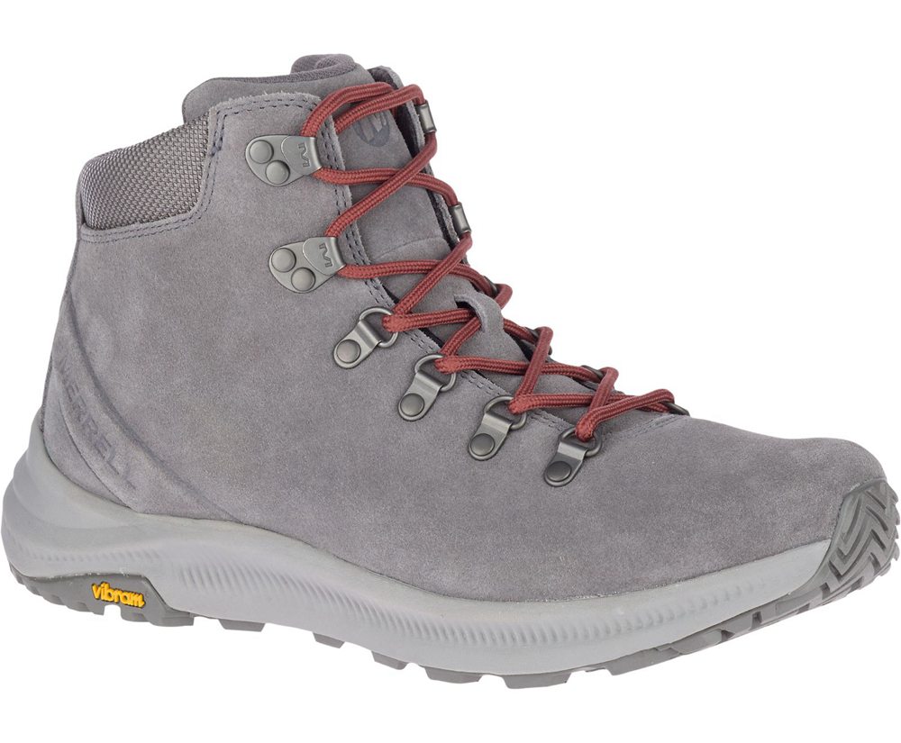 Merrell Vandrestøvler Herre - Ontario Suede Mid - Grå - LWG512347